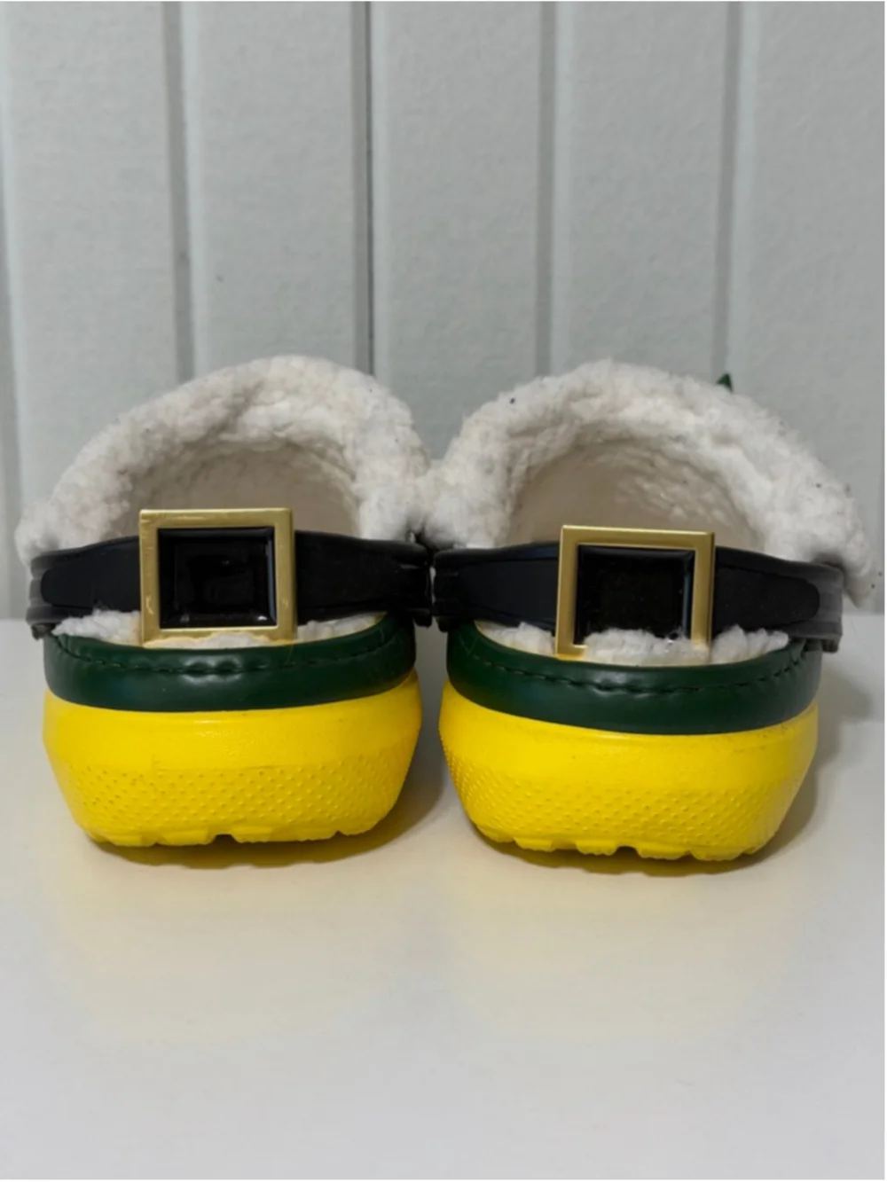 Buddy The Elf Crocs - Youth Size 4